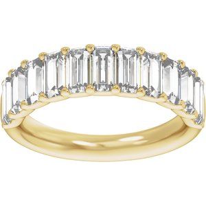 New Trends - Nadine - 14K Yellow Gold 2 1/4 CTW Lab-Grown Diamond Anniversary Band