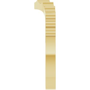 Plain - Karen - 14K Yellow Gold Contour Band