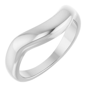 Curved - Soren - Platinum Contour Band