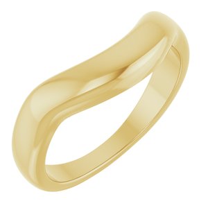 Curved - Soren - 14K Yellow Gold Contour Band