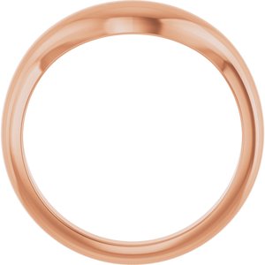 Curved - Soren - 14K Rose Gold Contour Band