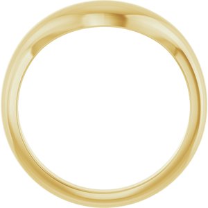 Curved - Soren - 14K Yellow Gold Contour Band