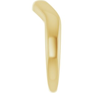 Curved - Soren - 14K Yellow Gold Contour Band