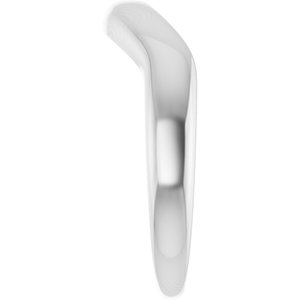 Curved - Soren - 14K White Gold Contour Band