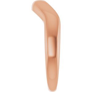 Curved - Soren - 14K Rose Gold Contour Band