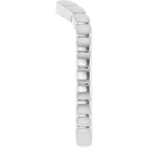 Plain - Lisa - Platinum Fluted Contour Band