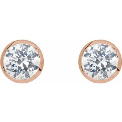 14K Gold 1/3 CTW Diamond Cocktail-Style Earrings 14K Rose Gold