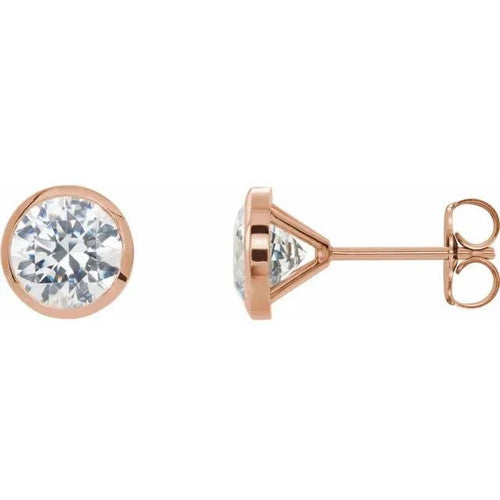 14K Gold 1/3 CTW Diamond Cocktail-Style Earrings 14K Rose Gold