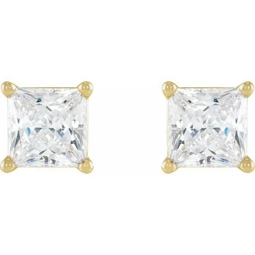14K Gold 5/8 CTW Natural Diamond Earrings 14K Yellow Gold