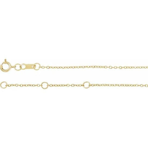 14K Gold Natural Multi-Gemstone Bar 6 1/2-7 1/2" Bracelet 14K Yellow Gold