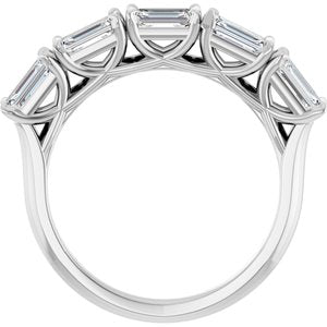 New Trends - Constanza - Platinum 1 3/4 CTW Natural Diamond Anniversary Band
