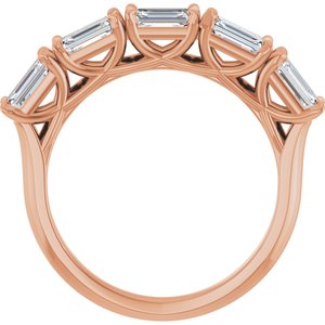 New Trends - Constanza - 14K Rose Gold 1 3/4 CTW Natural Diamond Anniversary Band