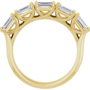 New Trends - Constanza - 14K Yellow Gold 1 3/4 CTW Natural Diamond Anniversary Band