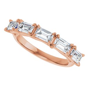 New Trends - Constanza - 14K Rose Gold 1 3/4 CTW Natural Diamond Anniversary Band