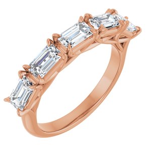 New Trends - Constanza - 14K Rose Gold 1 3/4 CTW Natural Diamond Anniversary Band