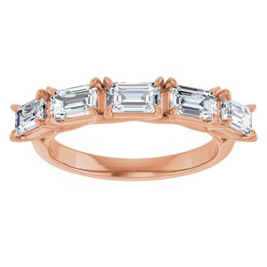 New Trends - Constanza - 14K Rose Gold 1 3/4 CTW Lab-Grown Diamond Anniversary Band