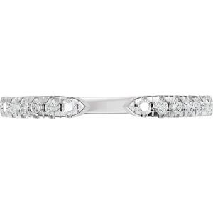 New Trends - Freja - Platinum 1/6 CTW Lab-Grown Diamond Open Band Size 7