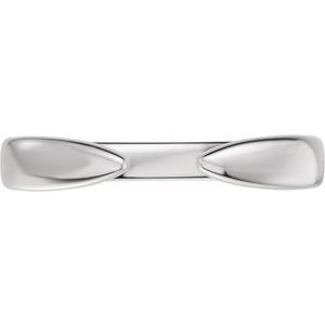 Plain - Sandra - Platinum Reverse Tapered Open Band Size 7