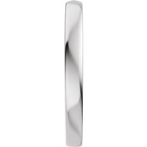 Plain - Nancy - 14K White Gold Open Band Size 7