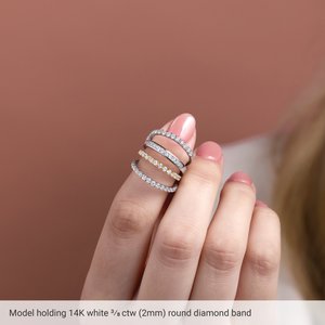 New Trends - Isadora - 14K Rose Gold 1/4 CTW Lab-Grown Diamond Anniversary Band