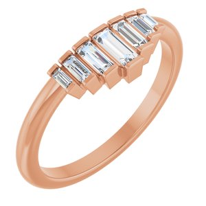 New Trends - Leonor - 14K Rose Gold 1/3 CTW Natural Diamond Band