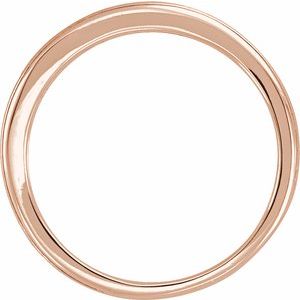 Plain - Susan - 14K Rose Gold Contour Band