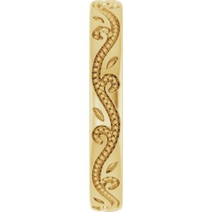Classic - Erica - 14K Yellow Gold Milgrain Scroll Band Size 7