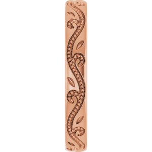 Classic - Erica - 14K Rose Gold Milgrain Scroll Band Size 9