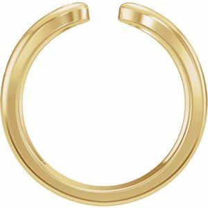 Unique - Suzana - 14K Yellow Gold 3 mm Vintage-Inspired Open Band Size 4