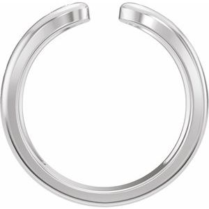 Unique - Suzana - 14K White Gold 3 mm Vintage-Inspired Open Band Size 4