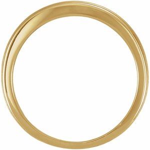 Plain - Susan - 14K Yellow Gold Contour Band