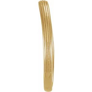 Plain - Susan - 14K Yellow Gold Contour Band