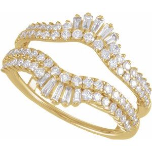 Classic - Esperanza - 14K Yellow Gold 1 CTW Lab-Grown Diamond Ring Guard