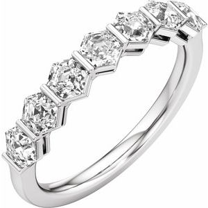 New Trends - Marion - 14K White Gold 1 1/2 CTW Lab-Grown Diamond Anniversary Band