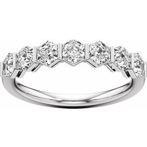 New Trends - Marion - 14K White Gold 1 1/2 CTW Lab-Grown Diamond Anniversary Band