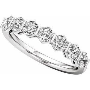 New Trends - Marion - 14K White Gold 1 1/2 CTW Lab-Grown Diamond Anniversary Band