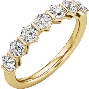 New Trends - Marion - 14K Yellow Gold 1 1/2 CTW Lab-Grown Diamond Anniversary Band