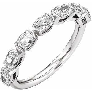 New Trends - Marion - 14K White Gold 9/10 CTW Lab-Grown Diamond Anniversary Band