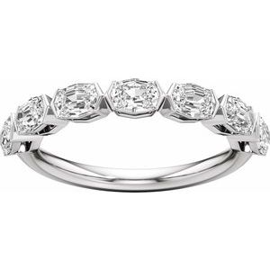 New Trends - Marion - 14K White Gold 9/10 CTW Lab-Grown Diamond Anniversary Band