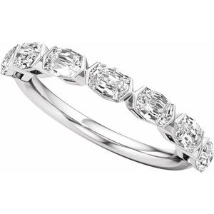New Trends - Marion - 14K White Gold 9/10 CTW Lab-Grown Diamond Anniversary Band