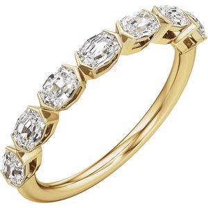 New Trends - Marion - 14K Yellow Gold 9/10 CTW Lab-Grown Diamond Anniversary Band