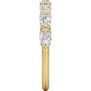 New Trends - Marion - 14K Yellow Gold 9/10 CTW Lab-Grown Diamond Anniversary Band