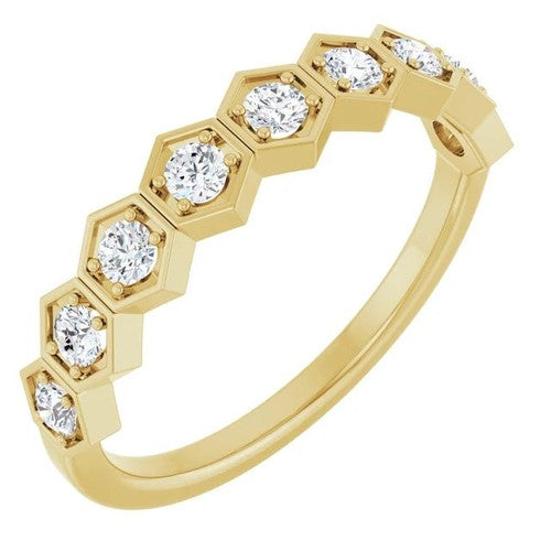 14K Gold 1/3 CTW Diamond Stackable Ring 14K Yellow Gold