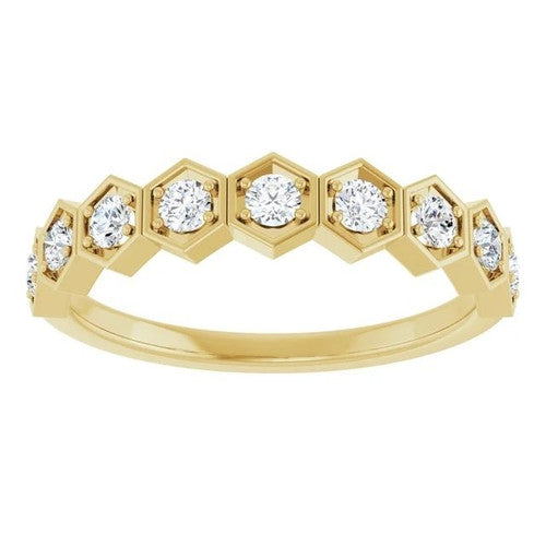 14K Gold 1/3 CTW Diamond Stackable Ring 14K Yellow Gold