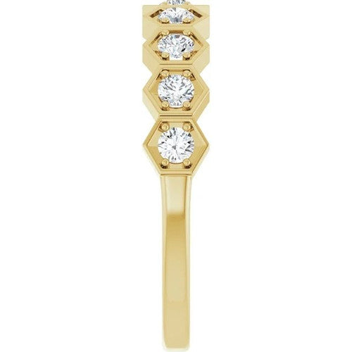 14K Gold 1/3 CTW Diamond Stackable Ring 14K Yellow Gold