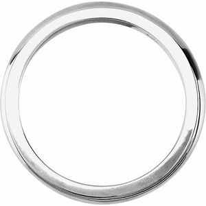 Classic - Carina - Platinum 2.25 mm Solstice Solitaire® Tapered Knife Edge Matching Band 4