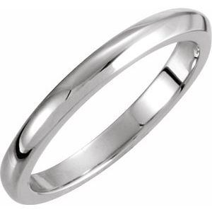 Classic - Carina - 14K White Gold 2.25 mm Solstice Solitaire® Tapered Knife Edge Matching Band 7