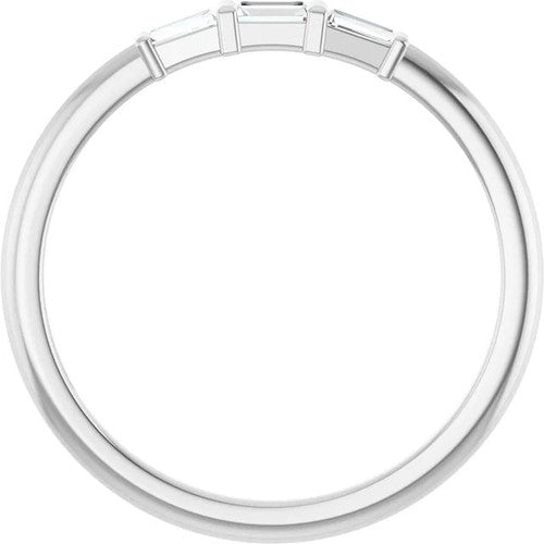 14K Gold 1/6 CTW Natural Diamond Stackable Ring 14K White Gold