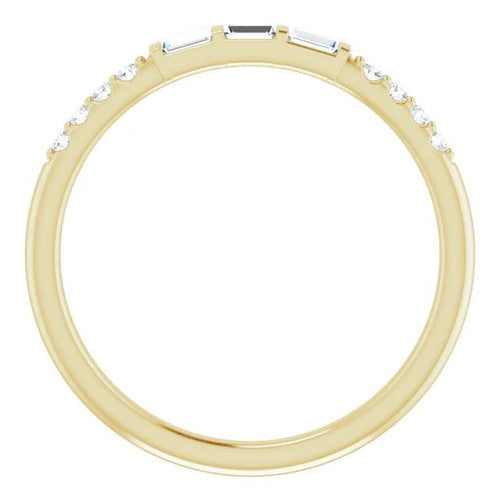 14K Gold 1/6 CTW Natural Diamond Anniversary Band 14K Yellow Gold