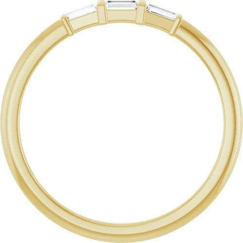 14K Gold 1/6 CTW Natural Diamond Stackable Ring 14K Yellow Gold